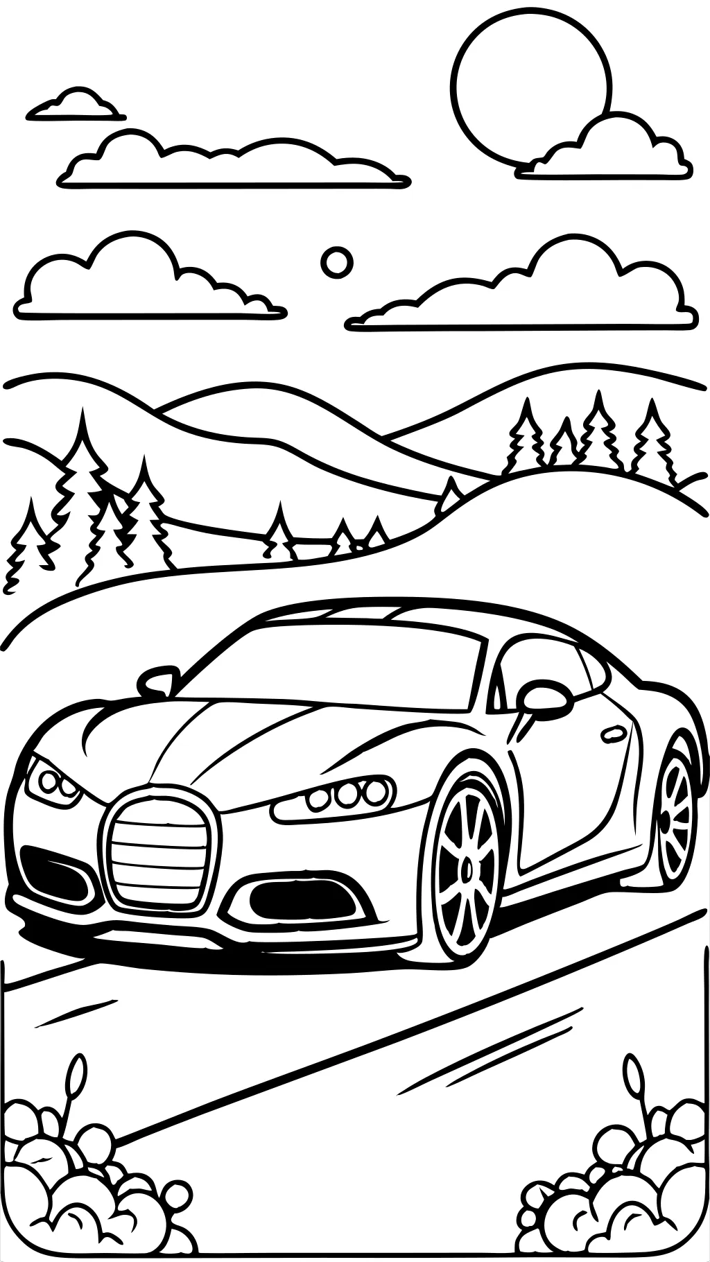 coloriage bugatti